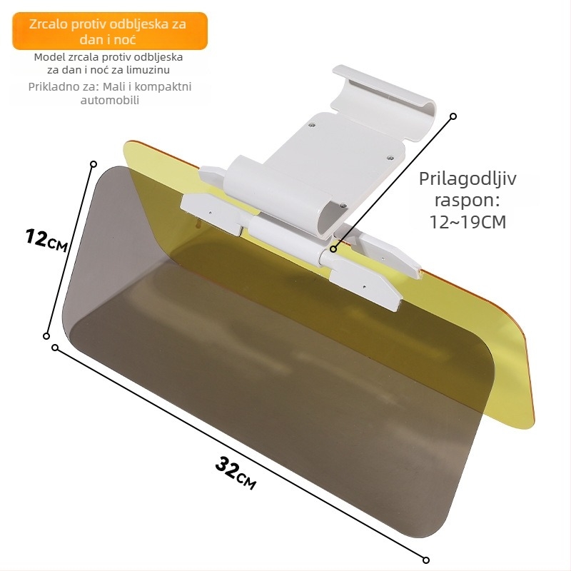 Auto anti-sjajno ogledalo, montaža klikom, univerzalna kompatibilnost, ispis logotipa dostupan, prilagodba