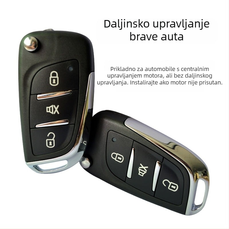Daljinsko upravljanje vratima automobila s ulazom bez ključa, univerzalni sustav središnjeg zaključavanja, 12V