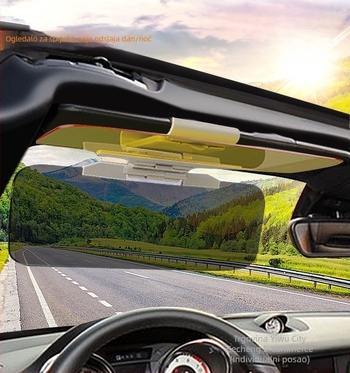 Auto sjeniljak od aluminijske folije, univerzalni za automobile i SUV, montaža ljepilom, zaštita od svjetla i topline