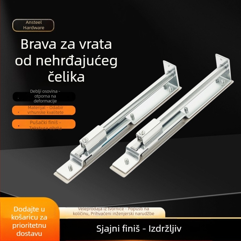 Skriveni mehanizam zaključavanja vrata, model Hidden latch, modernistički minimalistički dizajn, brend Dedication