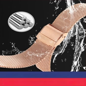 Remen za sat od nehrđajućeg čelika — elegantan, minimalistički, svestran stil, proljeće 2025