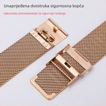 Remen za sat od nehrđajućeg čelika — elegantan, minimalistički, svestran stil, proljeće 2025