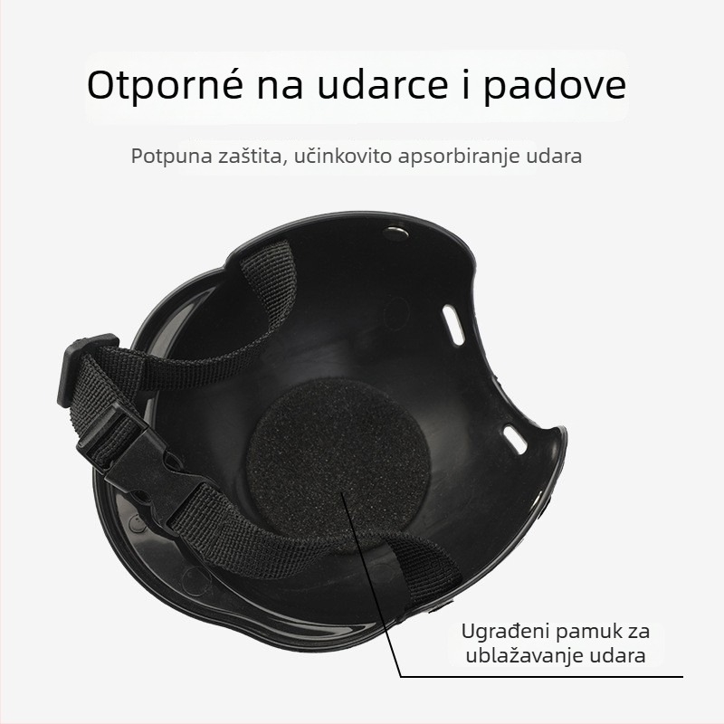 Kaciga za kućne ljubimce za mačke i pse – monokromatska plastika, twill tkanina, lakirana površina, pogodna za četiri sezone, opušten stil