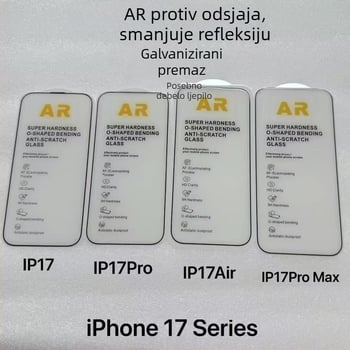 Kaljeno AR staklo za iPhone 17 Pro Max s anti-refleksijom i anti-refrakcijom; ultra-čisti AR film za iPhone 16 Pro Max; kompatibilno s iPhone 15