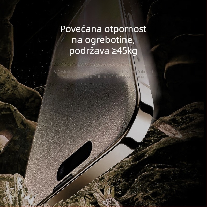 Kaljeno staklo zaštitni zaslon za iPhone16 Pro Max — prednji zaslon, puni zaslon, HD, otporan na otiske prstiju, otpornost na pad
