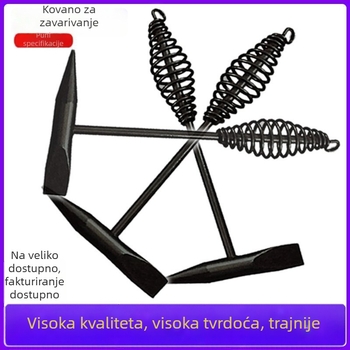 Električarski čekić s glavom od visokougljičnog čelika, dvostruka glava, čelična drška, 300 g/500 g