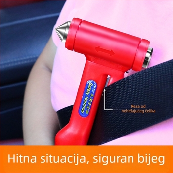 Automobilski sigurnosni čekić s ručnim prozorom i rezačem pojasa – ugljikova čelika, marka Shunwei