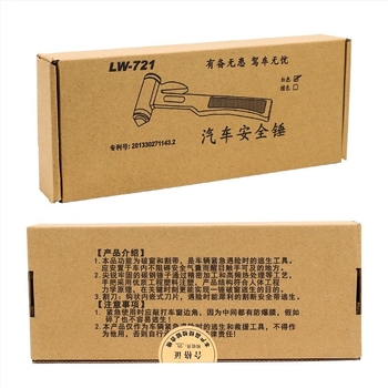 Automobilski sigurnosni čekić s ručnim prozorom i rezačem pojasa – ugljikova čelika, marka Shunwei