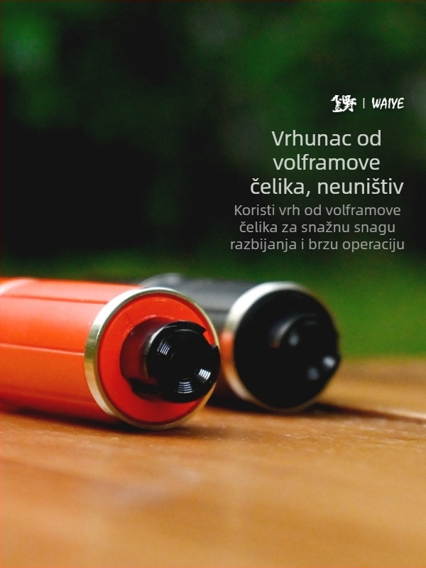 Crooked Wild 2-u-1 auto sigurnosni čekić s razbijačem stakla i rezačem sigurnosnog pojasa