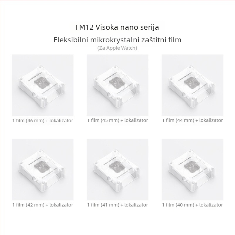 Apple Watch zaštitna folija PVC Hongchen, zaštita cijelog zaslona, fleksibilan dizajn