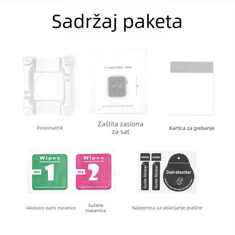 Apple Watch zaštitna folija PVC Hongchen, zaštita cijelog zaslona, fleksibilan dizajn
