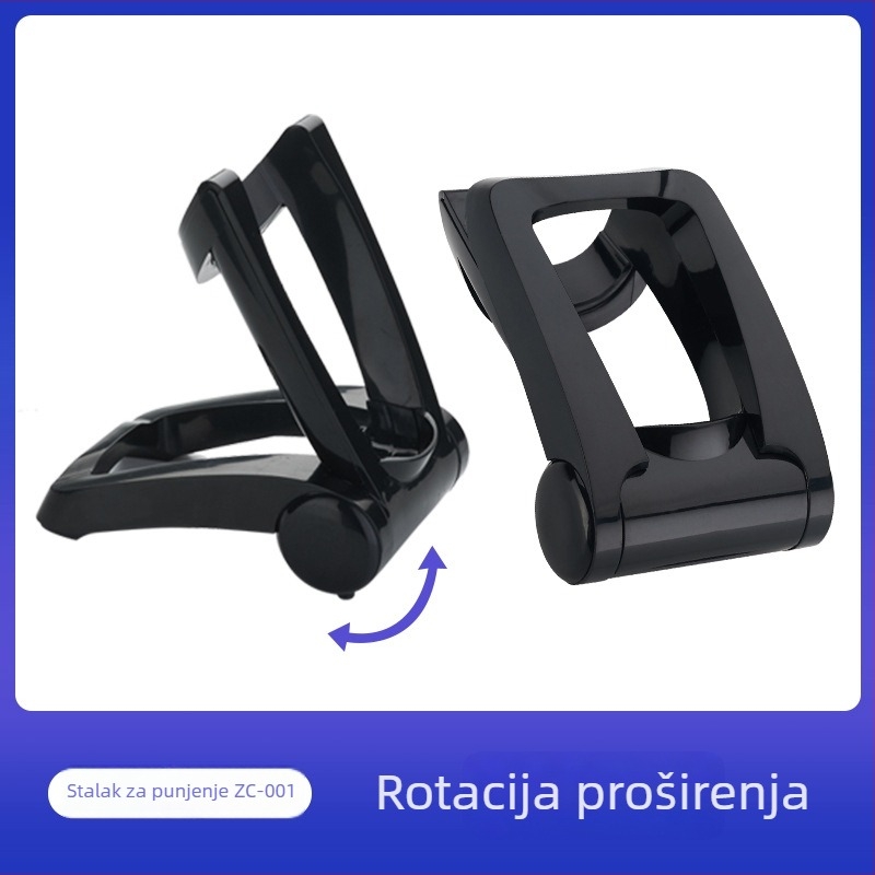 Baza za punjenje električne britve, ABS, 220V, utični tip napajanja, sklopiva za izravno punjenje, model 001