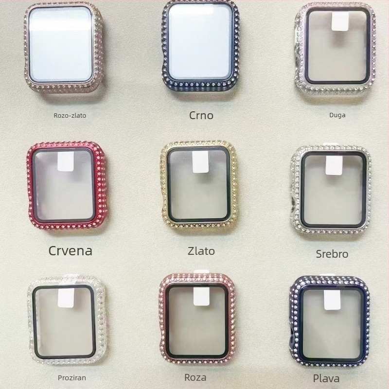 Apple Watch S10 dijamantno kućište s integriranom zaštitom zaslona od kaljenog stakla – PC kućište