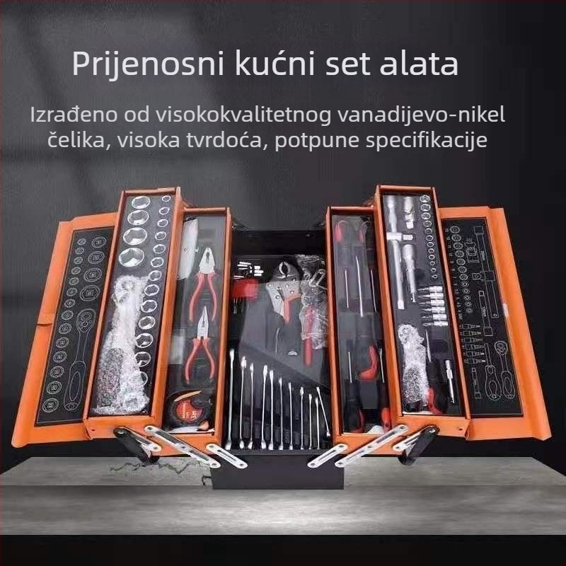 SHASHENG Set alata za auto i dom – komplet alata u kutiji, od visokokvalitetnog čelika