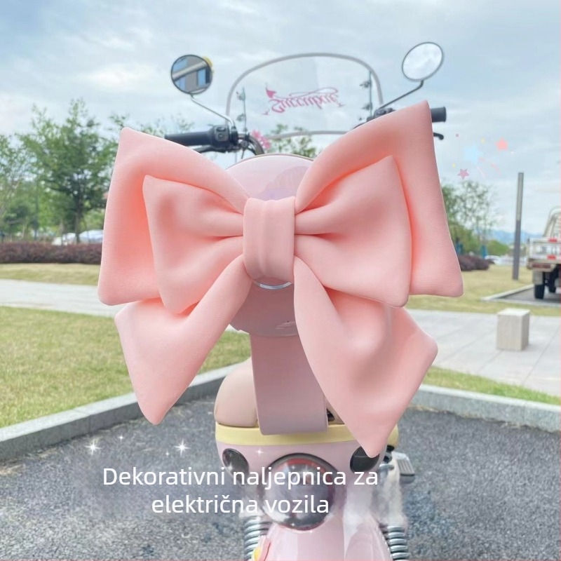 3D tkanina mašna za zadnju naljepnicu motocikla/električnog vozila — dekorativni dodatak vozilu (Marka: Other homes; Materijal: Other)