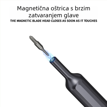 39-u-1 višenamjenski set odvijača u olovci za naočale, mobitele i računala – magnetno, neizolirano, S2 alatna čelika, 0,095 kg