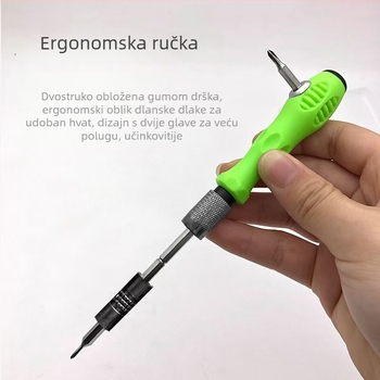 Zhuo Rui 32-u-1 magnetski odvijač set – karbonska čelika, bez izolacije, višenamjenski alat za demontažu mobilnih telefona, računala i prijenosnih računala