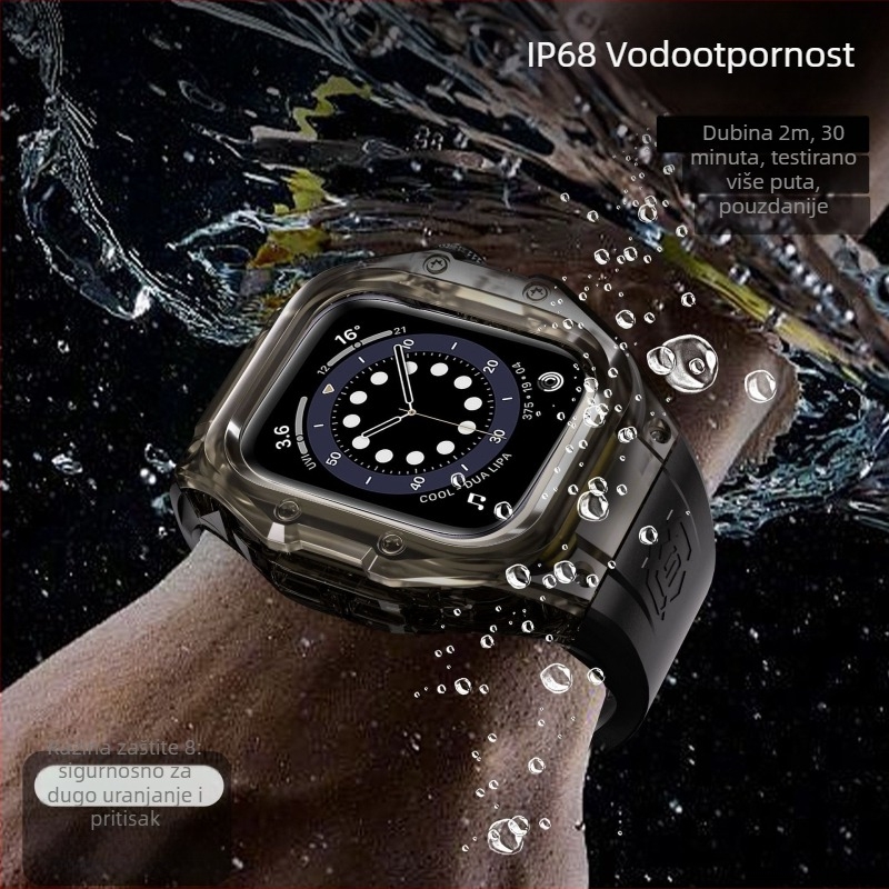 Zaštitni kućište za Apple Watch – vodootporno, TPU+PC materijal, prilagođeni dizajn, kompatibilno s Watch4