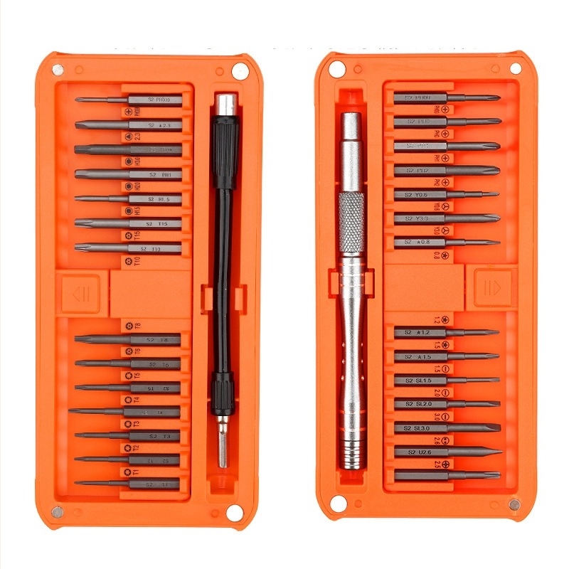 30-u 1 precizni magnetski odvijač set s produženim S2 bitovima za popravak mobitela i računala