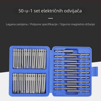 Shuangyun Hardware 50-in-1 magnetski set odvijača od Cr-Mo čelika za održavanje mobitela i računala