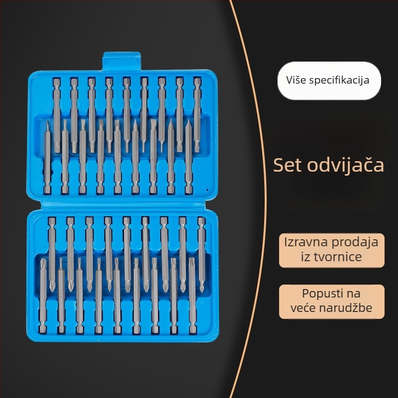 Shuangyun Hardware 50-in-1 magnetski set odvijača od Cr-Mo čelika za održavanje mobitela i računala