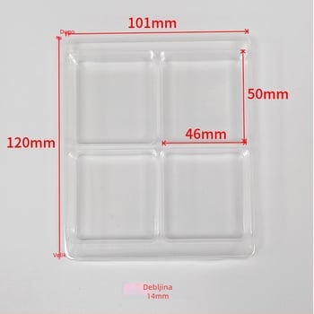 Kutije za ambalažu zaštitnog kućišta Apple Watch – četverostruki paket, papir/karton, offset tisak, nosivost 500 g, za Apple Watch 4/5/6/7/8 SE