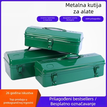 Metalna kutija za alat s čeličnim okvirom – za skladištenje alata i hardvera