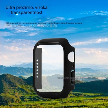 Zaštitna futrola za Apple Watch Series 7, kompatibilna s PC kućištem i zaštitnim staklom zaslona