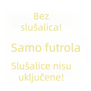 Etui AirPods s mačjim ušima, PC materijal, gravirano, prenosno