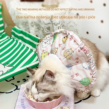 Vodootporni Elizabethan ovratnik za mačke i pse, mek zaštitni ovratnik za mala kućna ljubimca, zaštita od ugriza i lizanja