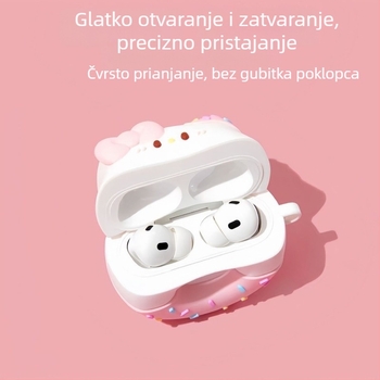 Donut oblik zaštitnog kućišta za AirPods Pro, Apple, kompatibilan s generacijama 1/2 i 3, crtani stil