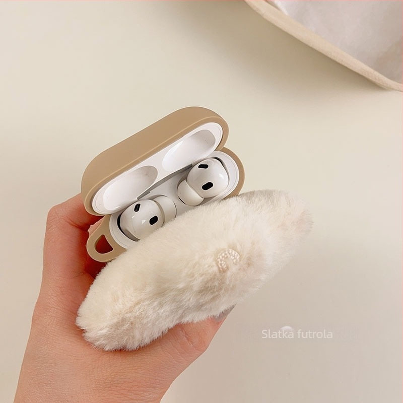 Plišani zaštitni futrola za AirPods 3, AirPods Pro i AirPods 4. generacije – futrola za Bluetooth slušalice, crtani stil