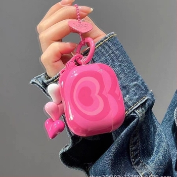 TPU kućište za AirPods u obliku srca za Apple AirPods (3. generacija) i AirPods Pro 2. generacije - tvrdi kućište, injekcijsko oblikovanje, prilagodljivo