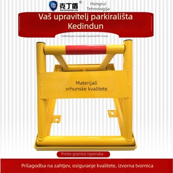 Automobilsko zemaljsko zaključavanje – kvadratna okvir, pojačana čelična ploča, zaštita od pritiska i sudara za privatna parkirališta