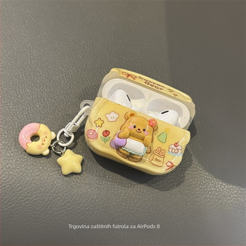 Butter Bear zaštitno kućište za AirPods 4. generacije i AirPods Pro 2. generacije