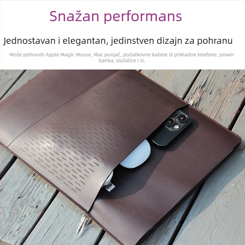 Kapok bay unutarnja torbica za MacBook Pro i MacBook Air, umjetna koža, liner bag