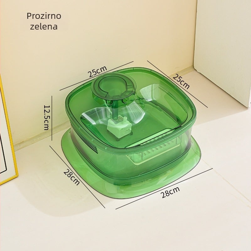 Fontana za vodu za pse i mačke s automatskim filtriranjem, cirkulacijom vode, velikim kapacitetom, uklonjivim dizajnom