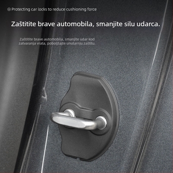 Poklopac brave vrata za Model 3/Y, materijal TPE, XT007, tiskani logo