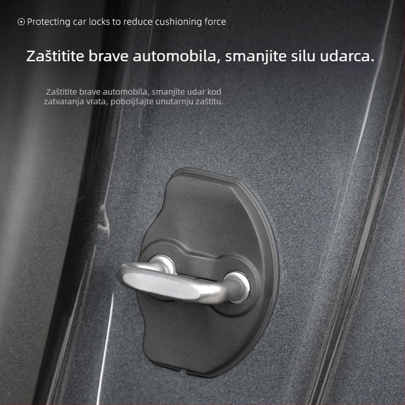 Poklopac brave vrata za Model 3/Y, materijal TPE, XT007, tiskani logo
