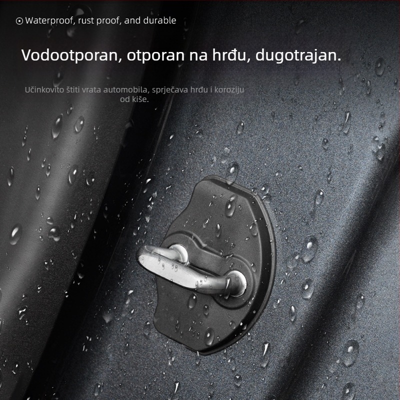 Poklopac brave vrata za Model 3/Y, materijal TPE, XT007, tiskani logo