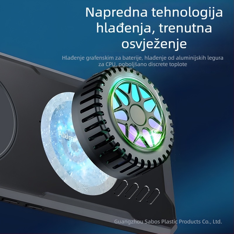 Graphenski kućište za telefon s magnetskim držačem za auto – disipacija topline, otporan na habanje i pad, za OPPO GT5 Pro