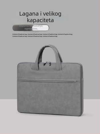 Torba za laptop od PU kože, vodootporna, otporna na habanje i potrese; branda Sunghee, unutarnja podstava.