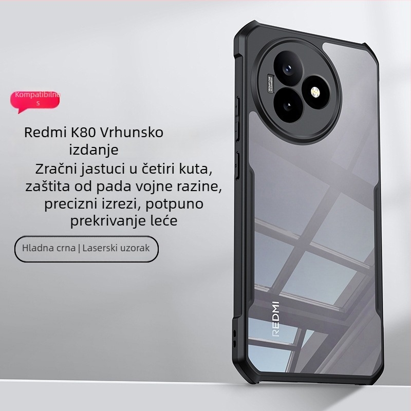 Xundd Redmi K80 Extreme Edition kućište za K80 Ultra – otporno na padove, protuklizno, disipacija topline, otporno na habanje