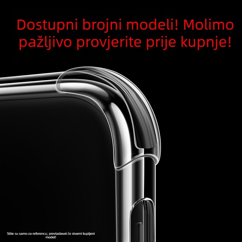 Prozirna TPU futrola s airbagom za Moto Edge 50 Pro 5G, otpornost na padove