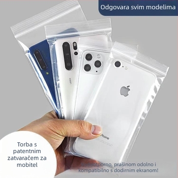 Torba za mobitel, prozirna, uniseks stil, Materijal: Drugo; Obrada: Topljenje pod pritiskom