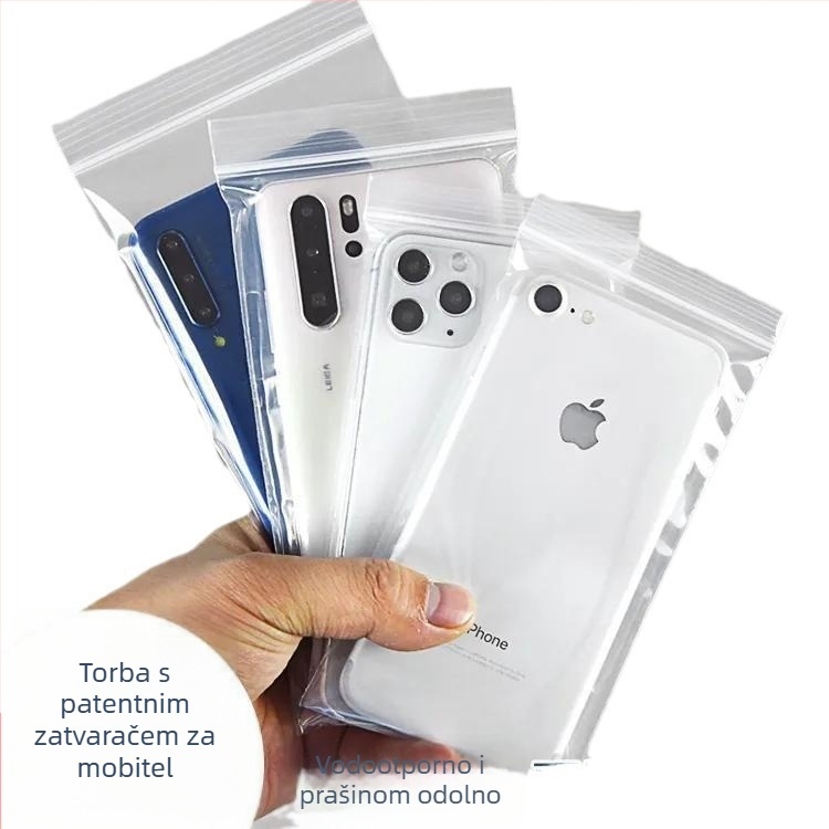 Torba za mobitel, prozirna, uniseks stil, Materijal: Drugo; Obrada: Topljenje pod pritiskom