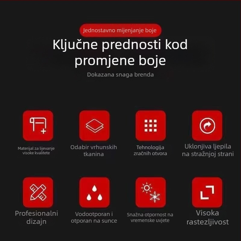 Automobinski vinil s mat završnom obradom — PVC materijal, 2 godine jamstva, smanjenje zasljepljujućeg sjaja noću za sigurniju vožnju, zaštita boje od pijeska i vremenskih uvjeta