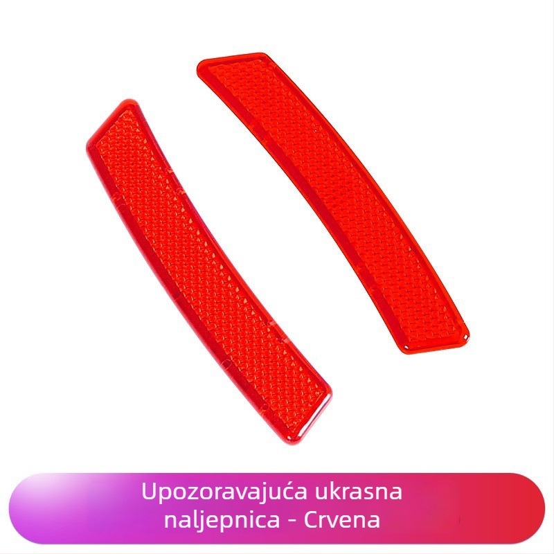 Reflektirajuće naljepnice za blatnike kotača – univerzalne za automobile (SUV, limuzina, terenski, MPV), upozoravajuće naljepnice za prednji branik