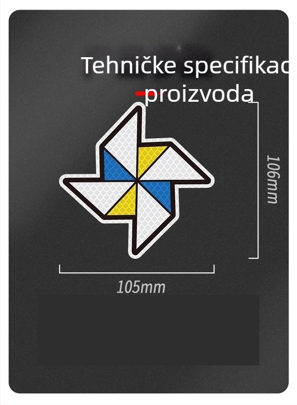 Reflektirajuća naljepnica za karoseriju automobila — zaštita od ogrebotina, samolijepljivi za noćnu sigurnost