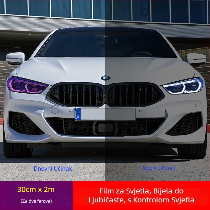Naljepnica za svjetla automobila, instalacija ljepilom, materijal: Drugo